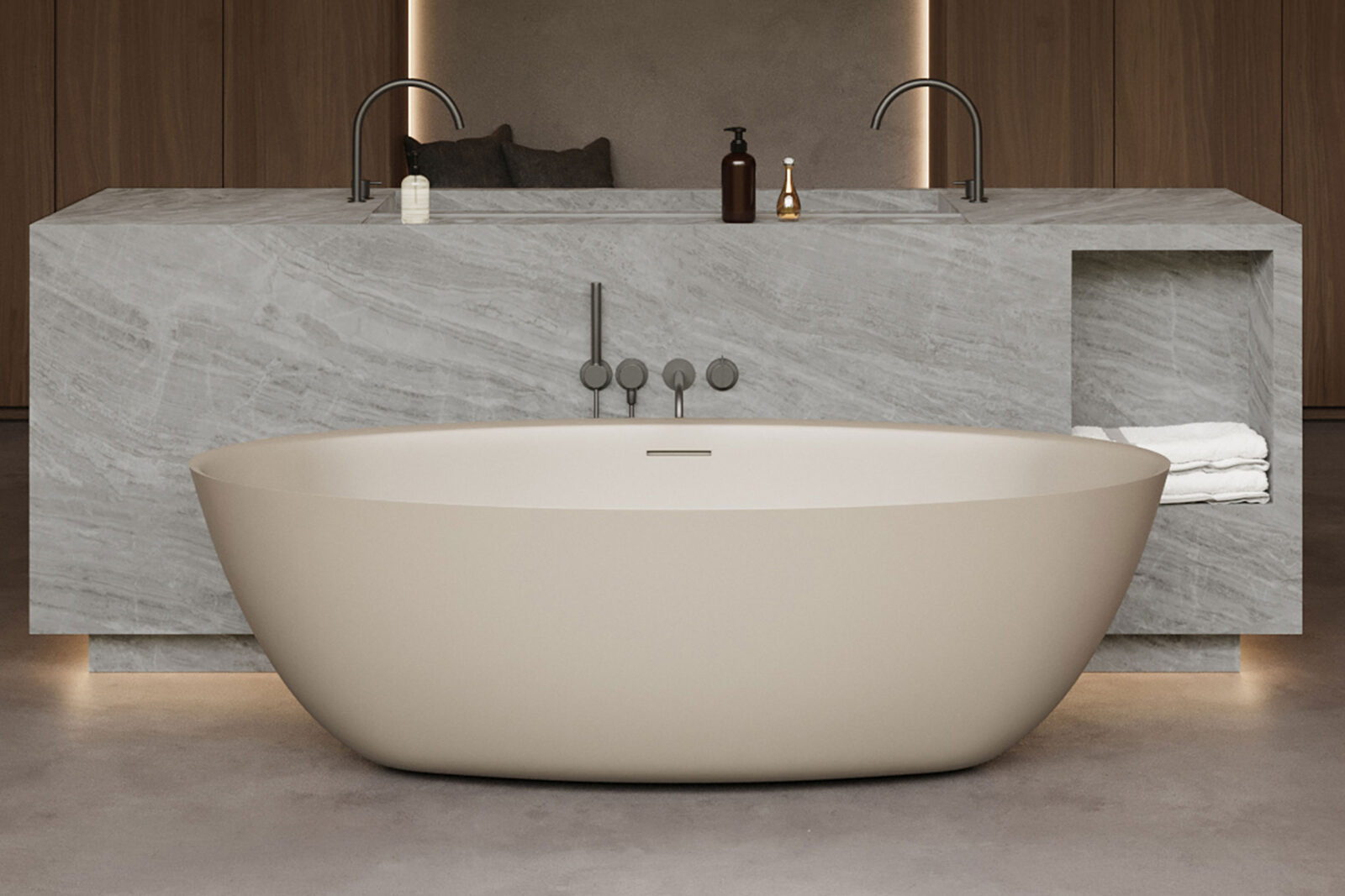 domovari-badezimmer-freistehende-badewanne-oval-beige-naturstein-01